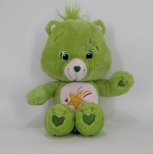 Vintage Care Bears Oopsie Bear Plush Green
